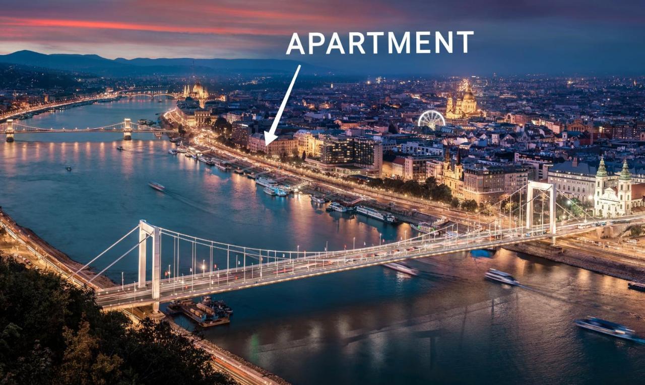 Spacious Riverside Residency - Magnificent View Budapest Exterior photo